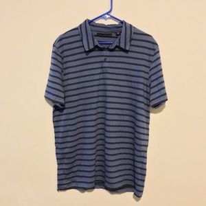 Kenneth Cole blue short sleeve polo shirt